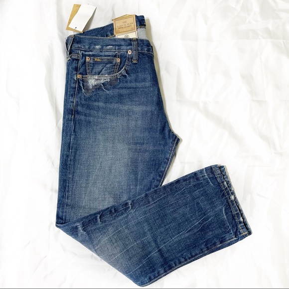 POLO RALPH LAUREN THE VARICK SLIM STRAIGHT JEANS - Picture 5 of 8